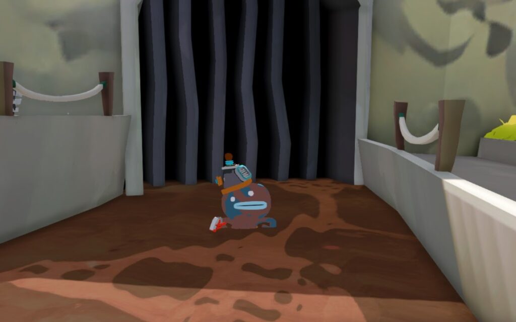 Tiny Terry's Turbo Trip screenshot with Terry in a sewer